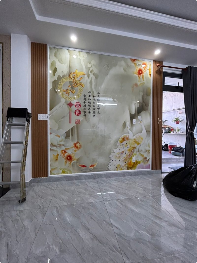 tranh tráng gương ứng dụng thực tế