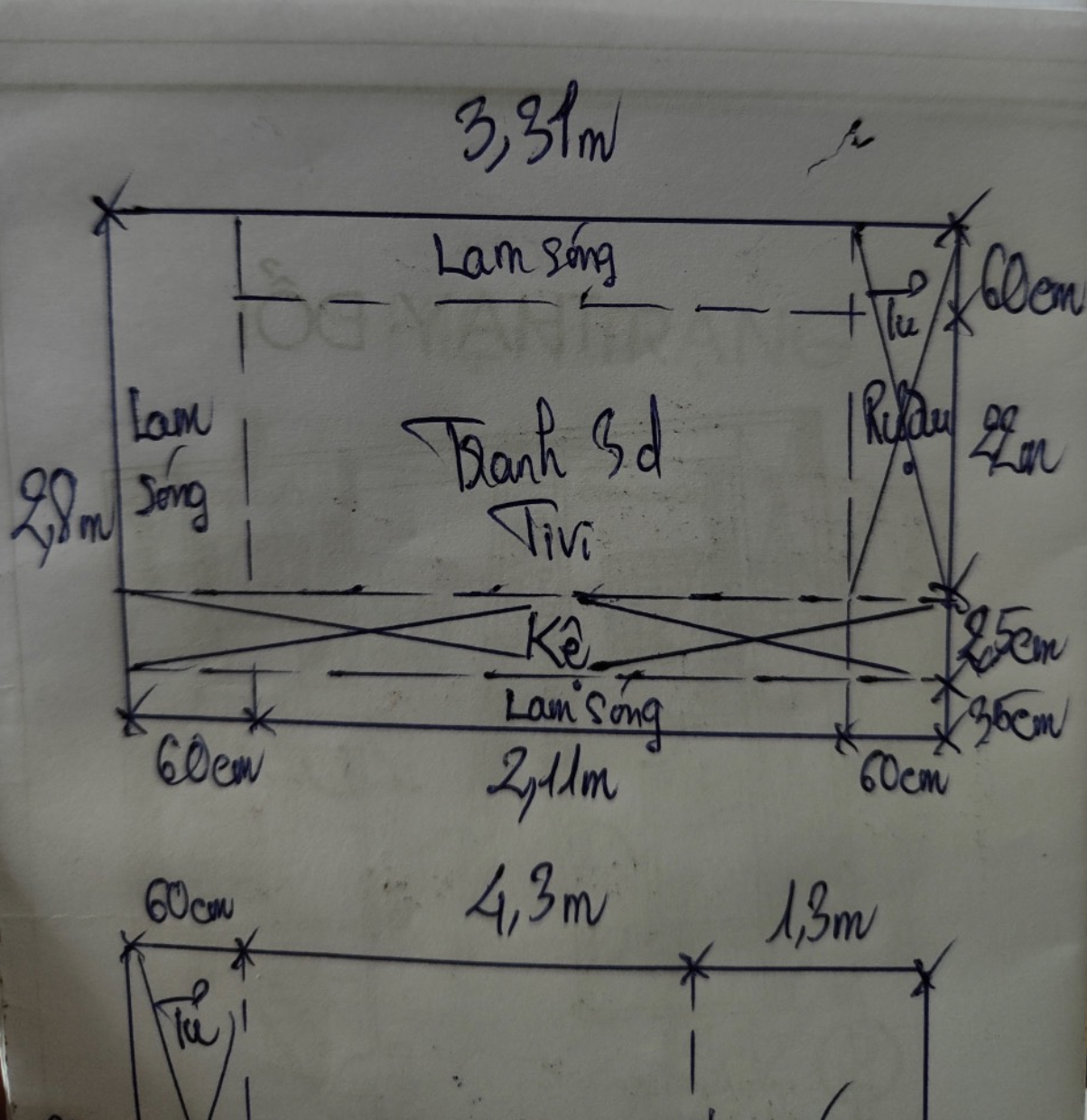 đo đạc và lên kế hoạch theo yêu cầu