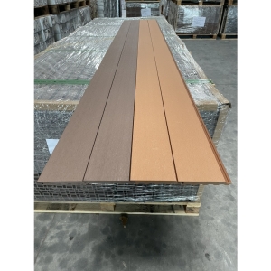 Lam 1 sóng đặc ngoài trời không vân gỗ 120*13*2900mm