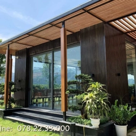 Lam gỗ nhựa ngoài trời và các ứng dụng thực tế trong trang trí ngoại thất