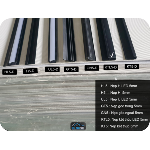 Nẹp Nhôm Hợp Kim Tráng Trí Tấm Ốp Than Tre