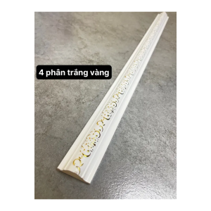 Phào Chỉ Nhựa Ps 4 Phân Trắng Vàng – sk40-tv