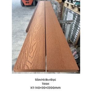 Sàn đặc ngoài trời Teak 140*20*2200mm