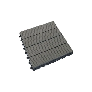  Vỉ gỗ nhựa ngoài trời vân sọc VSDN30x30 - Grey