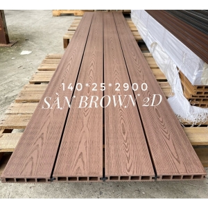 Sàn Gỗ Nhựa Brown 2D - SH140x25