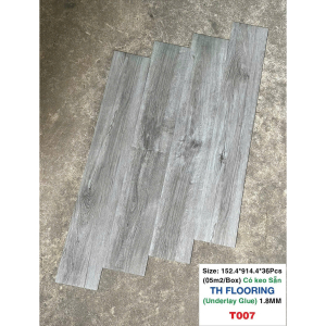 Sàn Nhựa Dán Giả Gỗ Có Keo - T007