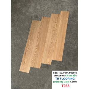 Sàn Nhựa Dán Giả Gỗ Có Keo - T033