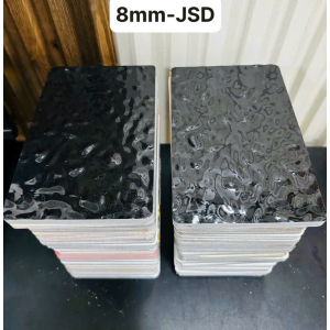 Tấm Ốp Than Tre 8mm Sóng Nước Đen - JSD