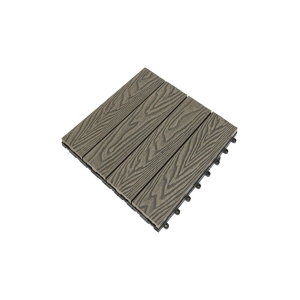 Vỉ gỗ nhựa ngoài trời vân gỗ VGDN30x30 - Grey