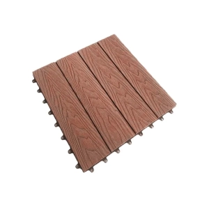  Vỉ gỗ nhựa ngoài trời vân gỗ VGDN30x30 - Nâu Đồng